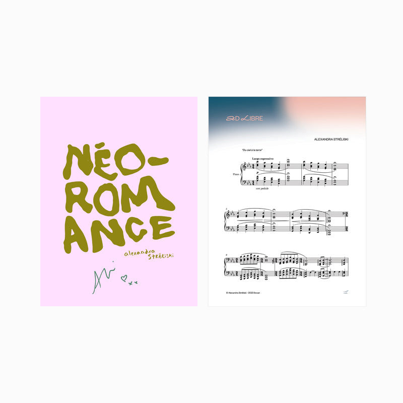Physical Sheet Music Book Signed - Néo–Romance