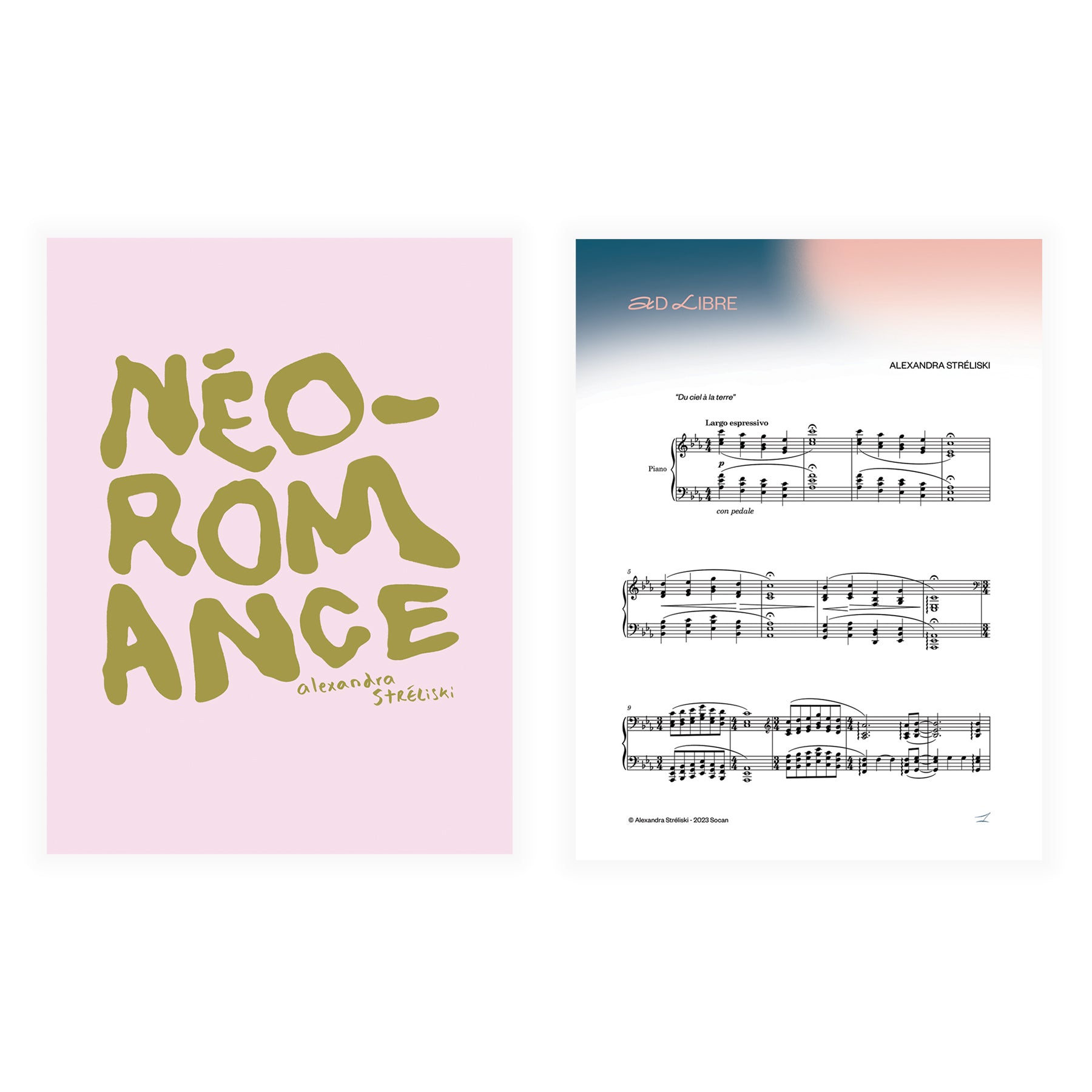 Digital sheet music: Individual Compositions - Néo–Romance